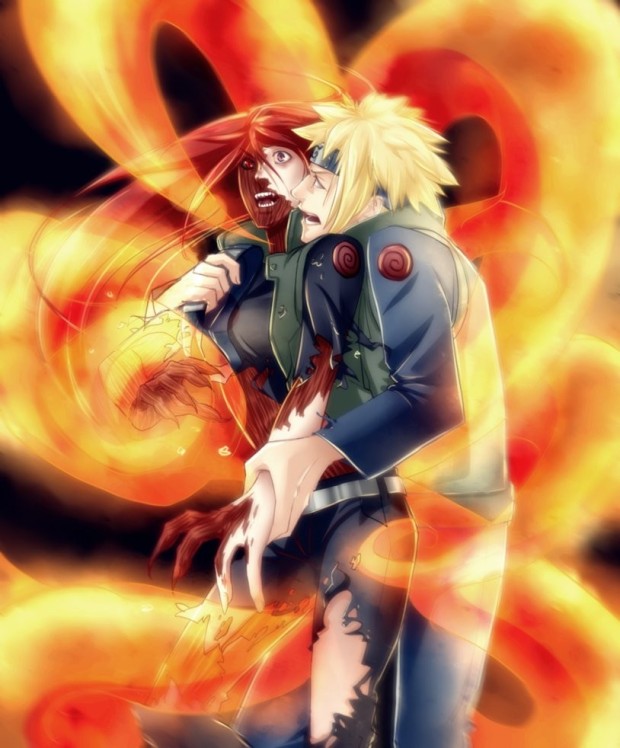 artistic Kushina Uzumaki wallpaper designs
