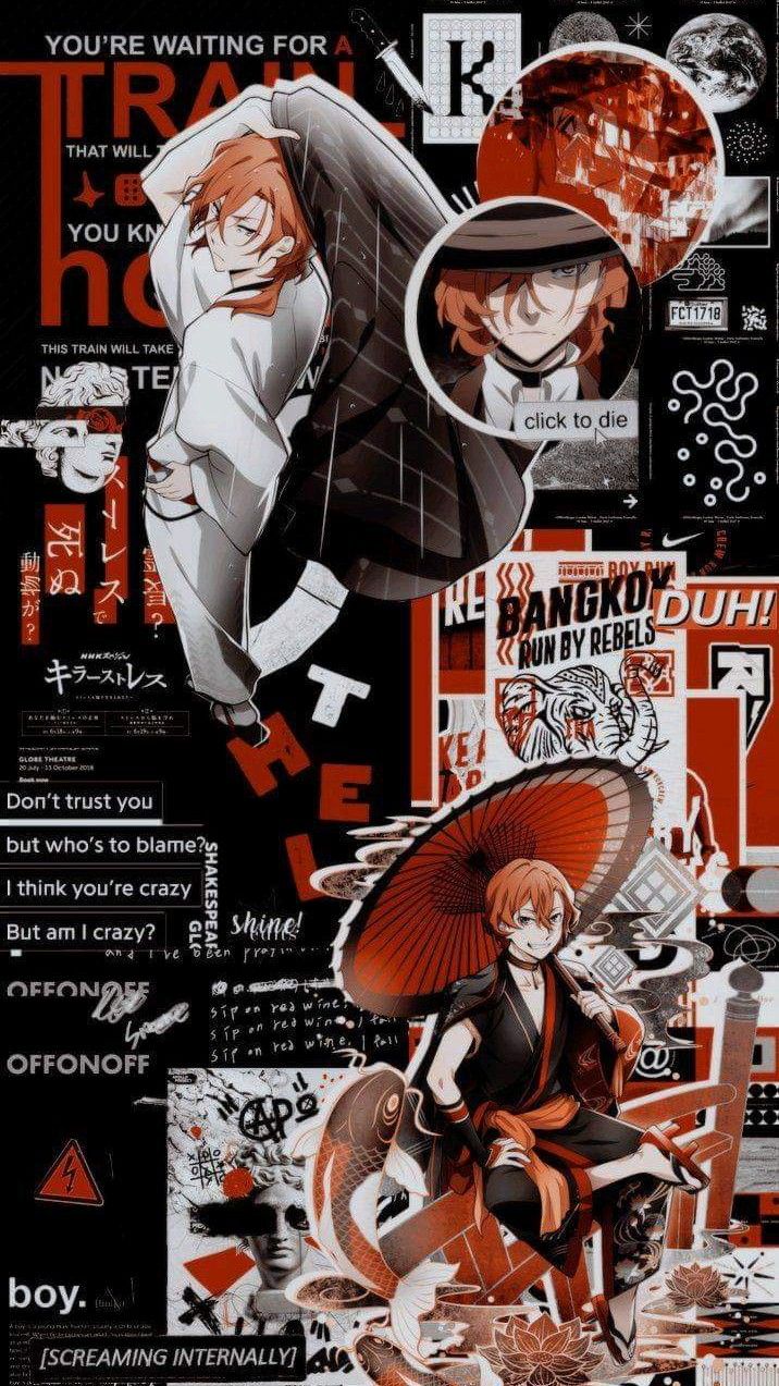 Chuuya Nakahara anime backgrounds