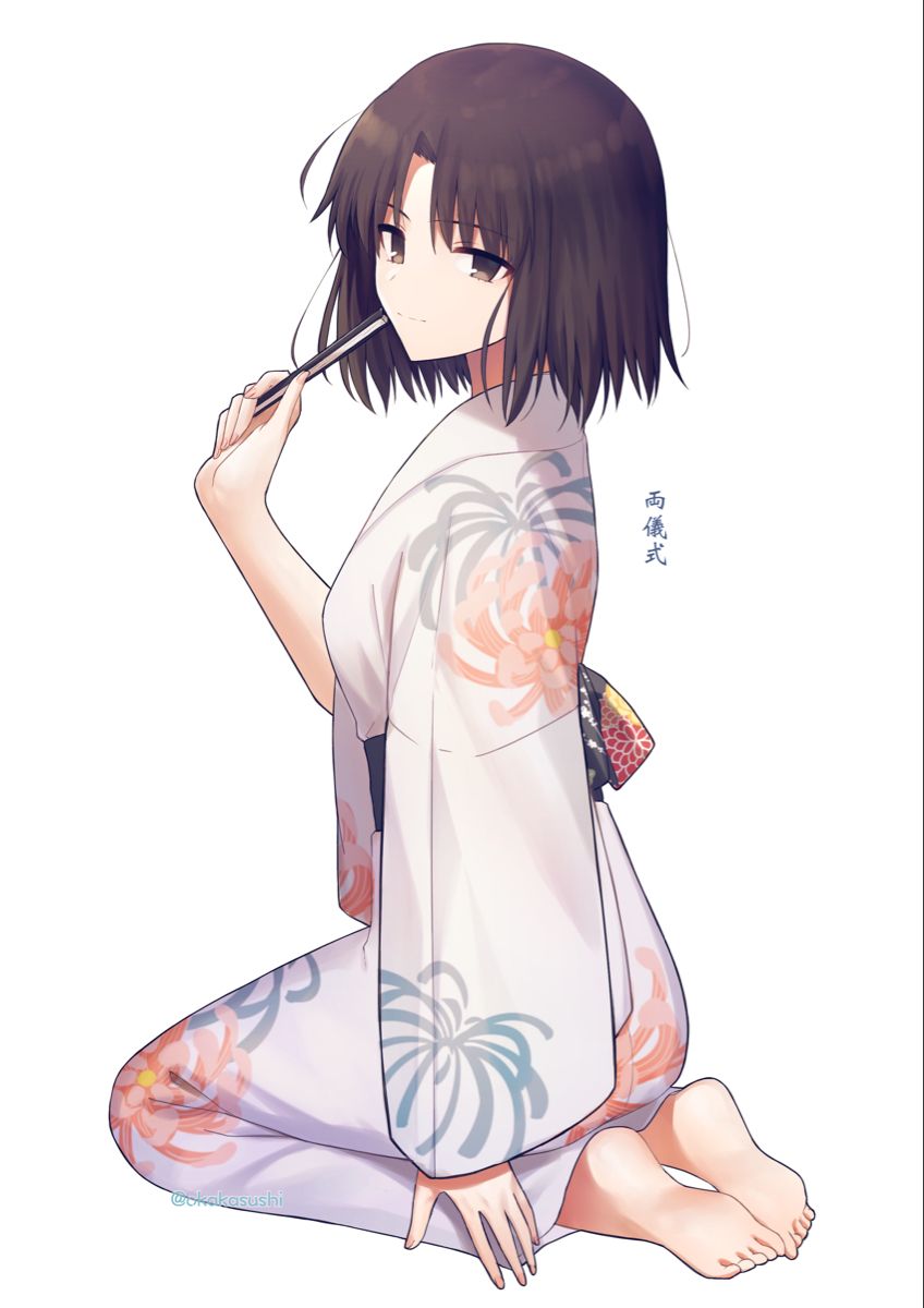 cinematic Shiki Ryougi wallpaper