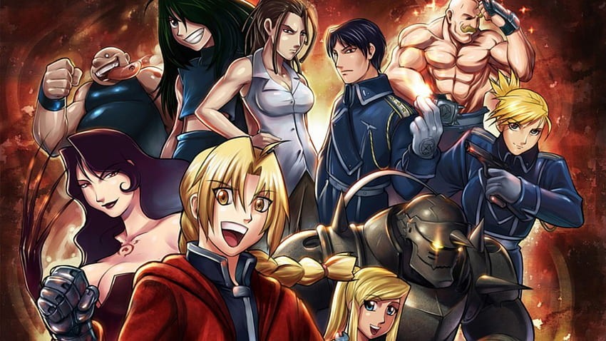 colorful Edward Elric wallpaper variations