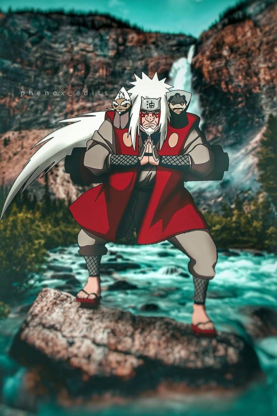 colorful Jiraiya wallpaper