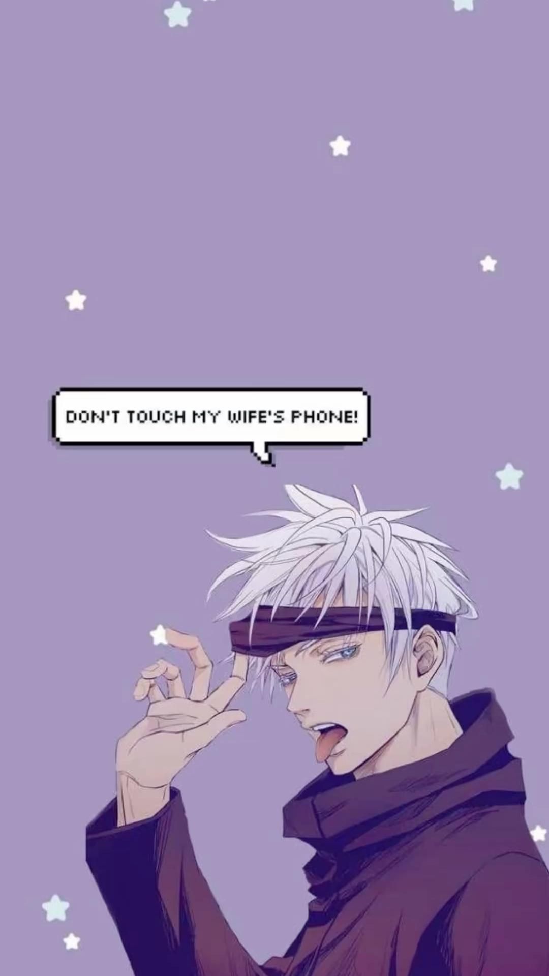 cool don't touch my phone wallpaper anime picks