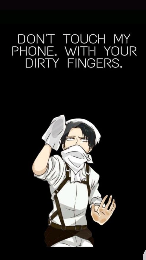 creative don't touch my phone wallpaper anime ideas