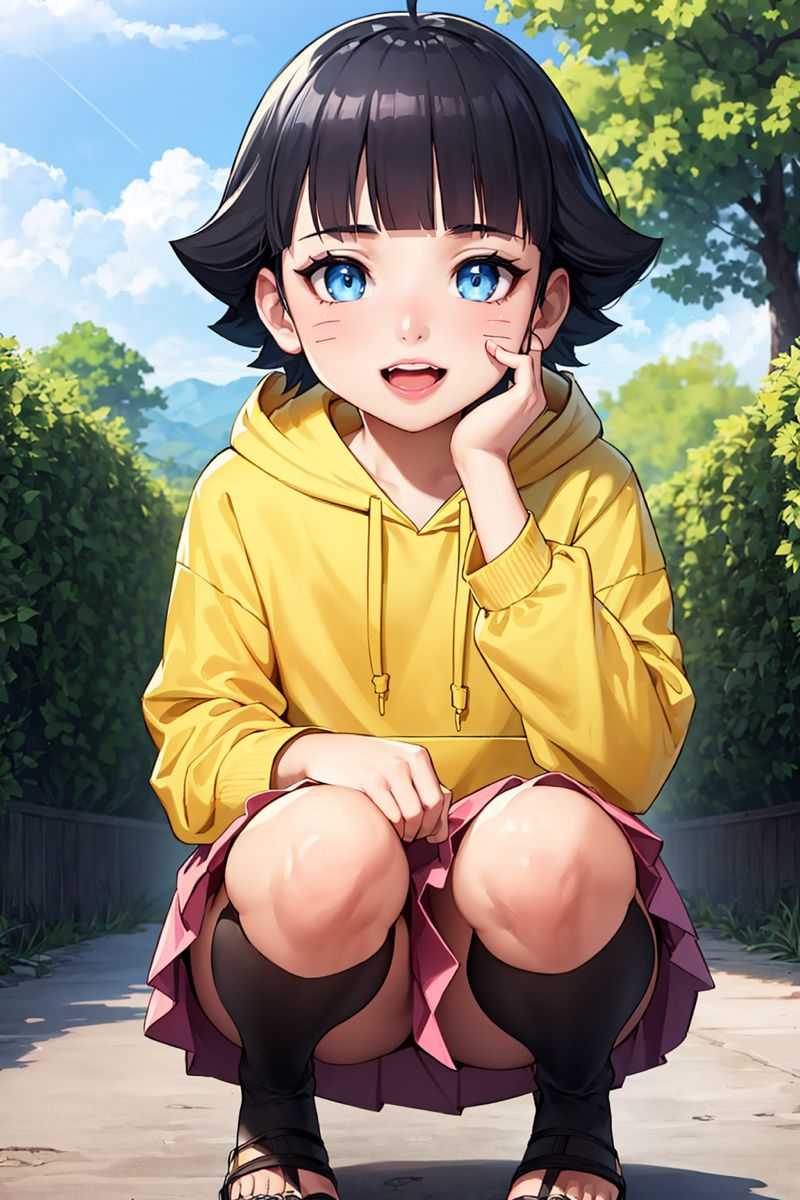 creative Himawari Uzumaki wallpapers for fun