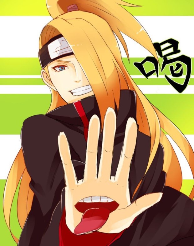 custom Deidara wallpaper creations