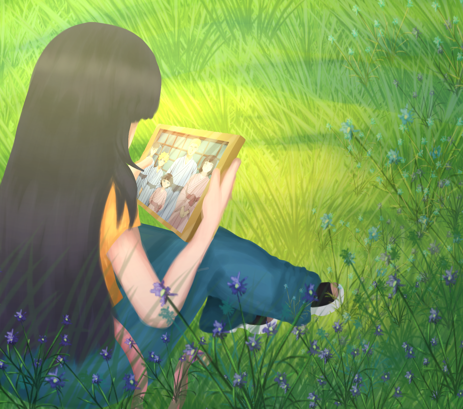 cute Himawari Uzumaki wallpaper themes