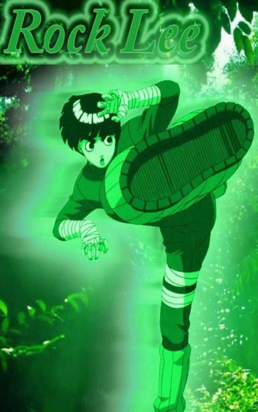 cute Rock Lee desktop backgrounds