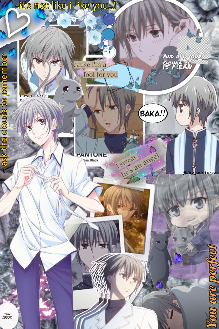 cute Yuki Sohma desktop wallpaper