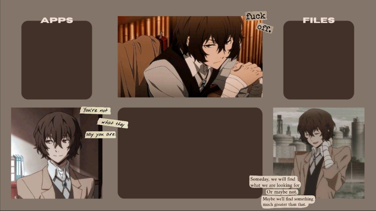 Dazai Osamu digital wallpaper