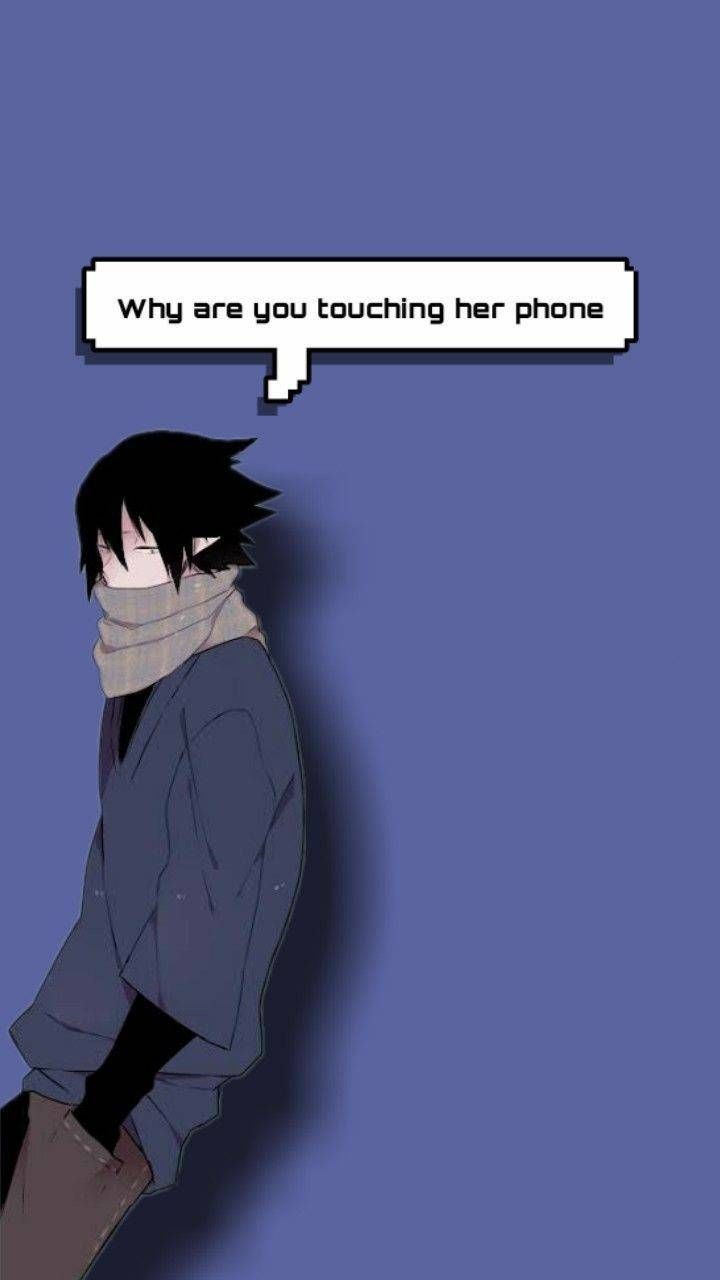 delightful funny wallpapers inspired by don't touch my phone wallpaper anime.