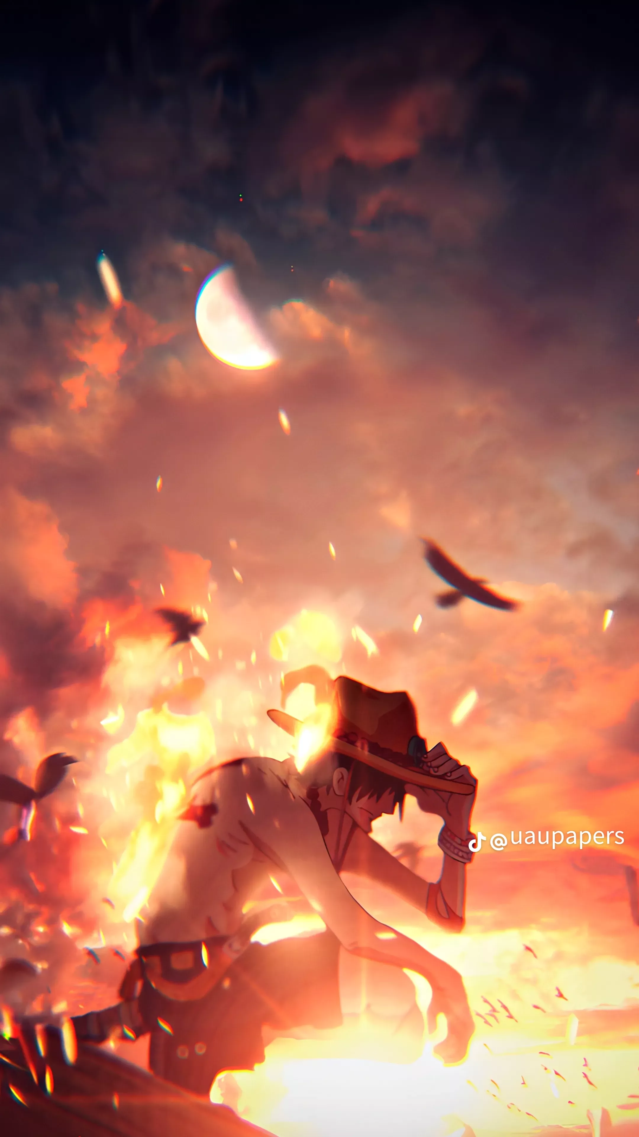 dynamic Portgas D Ace wallpaper visuals