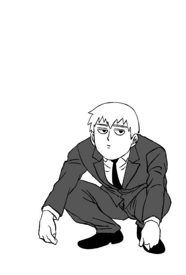 entertaining Reigen Arataka illustrations