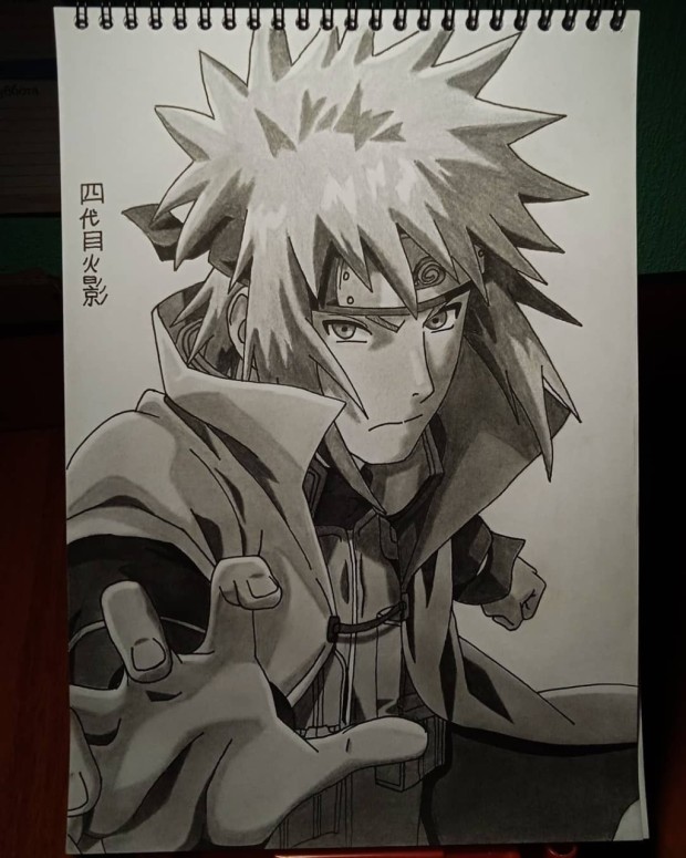 eye-catching Minato Namikaze wallpaper