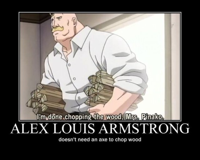 funny backgrounds featuring Alex Louis Armstrong