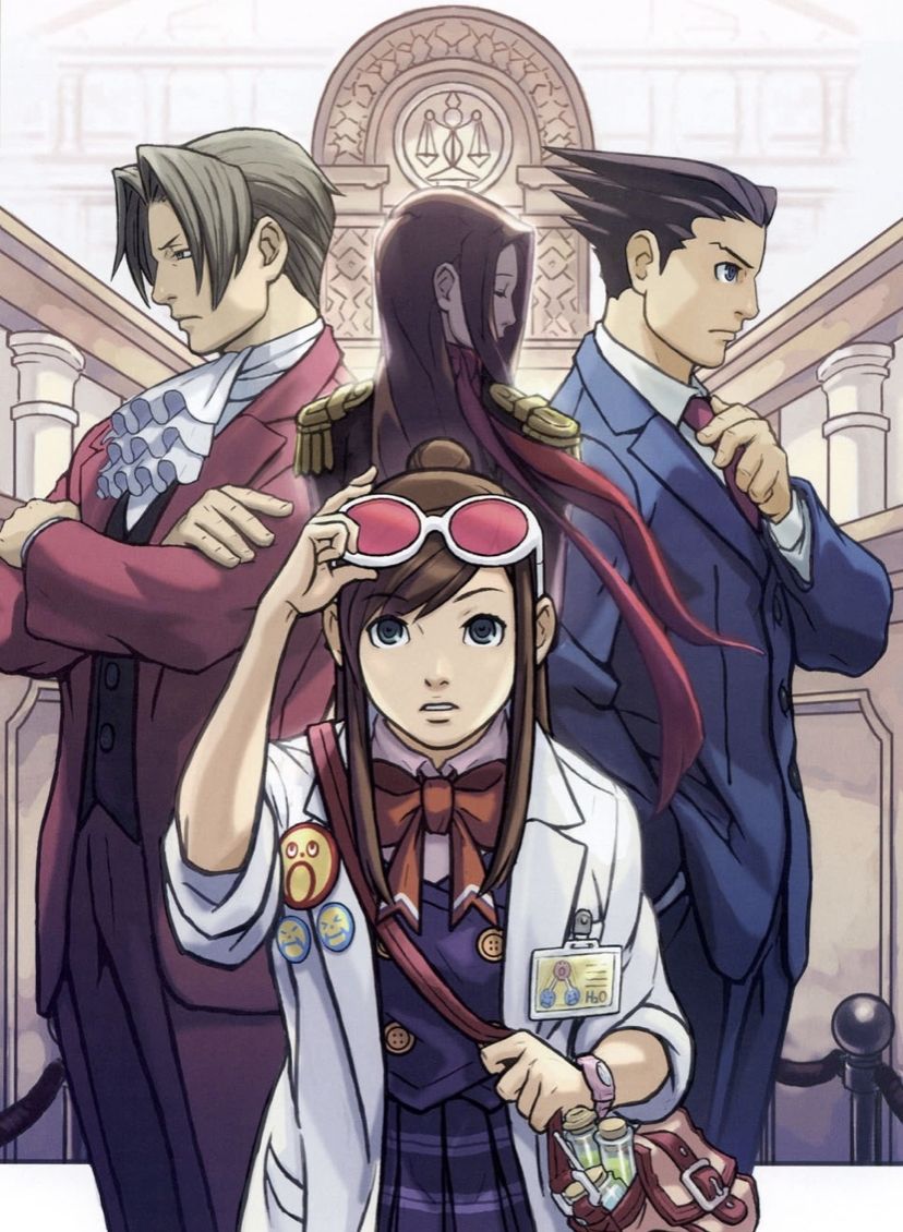 funny Phoenix Wright wallpaper art