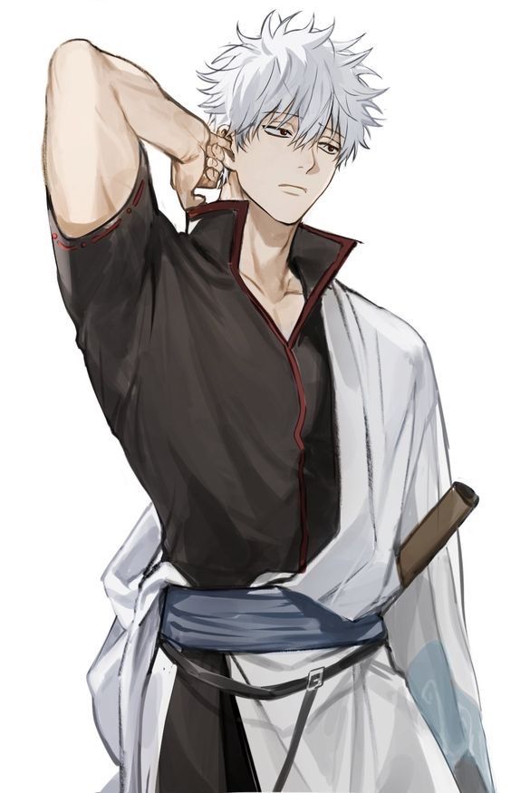 Gintoki Sakata wallpaper anime style