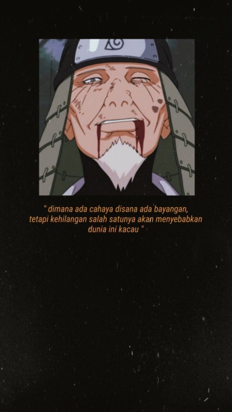 humorous Hiruzen Sarutobi wallpaper designs