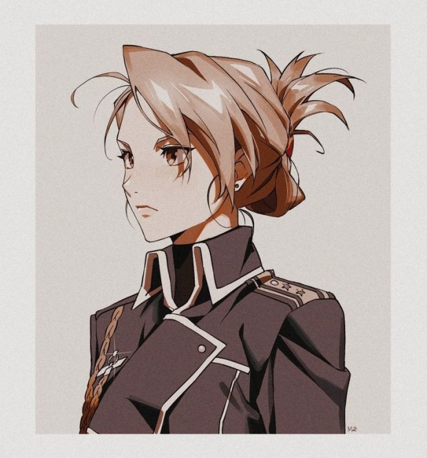 humorous Riza Hawkeye graphic wallpapers