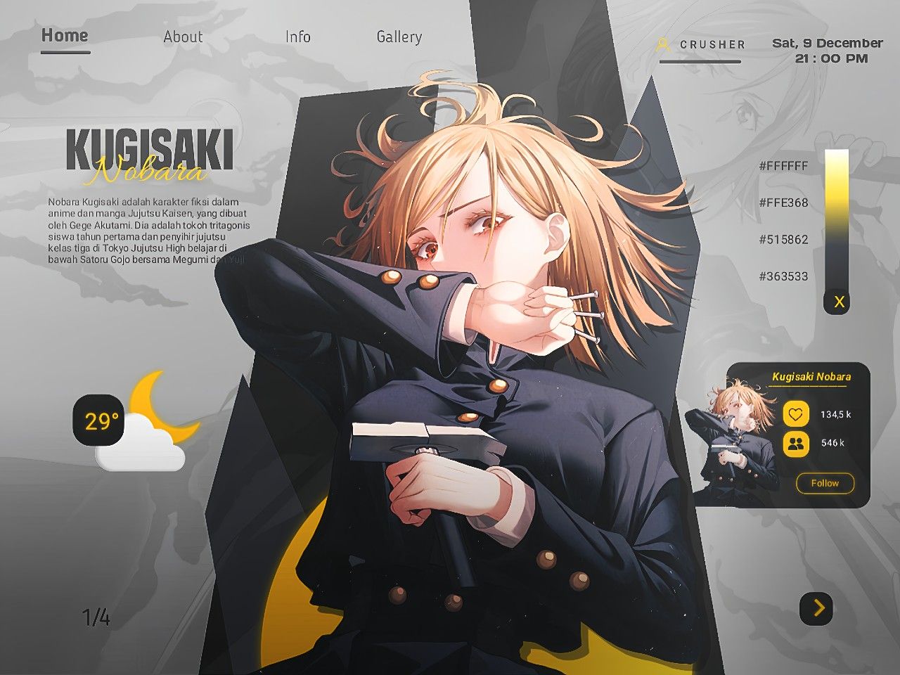 Kugisaki Nobara wallpaper 0029