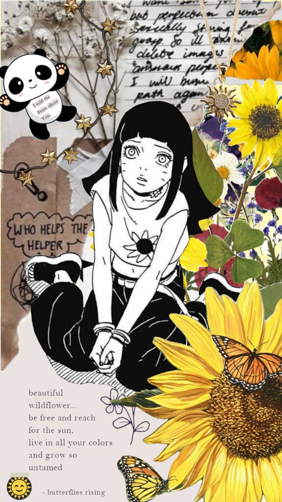 lively Himawari Uzumaki wallpaper options