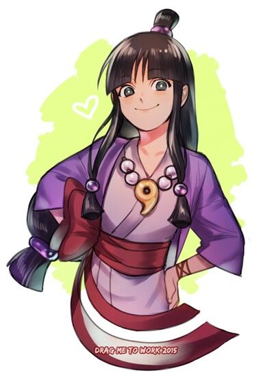 Maya Fey themed wallpaper ideas