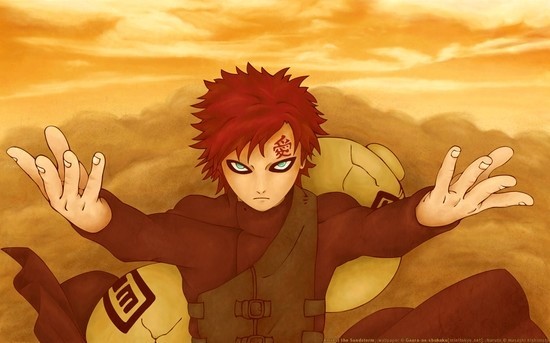 minimalist Gaara wallpaper