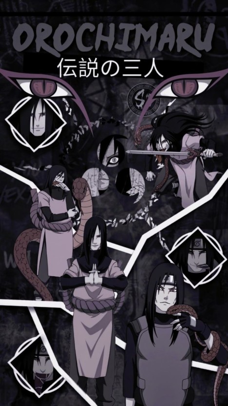 minimalist Orochimaru wallpaper styles