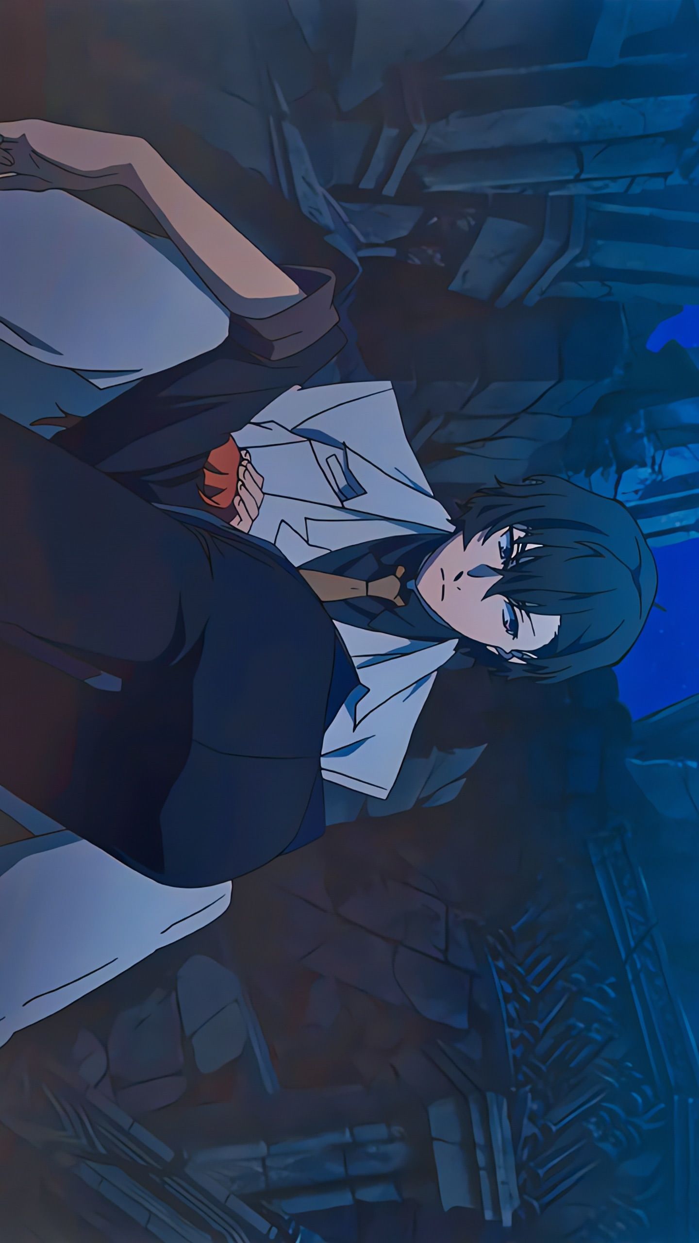 minimalistic Dazai Osamu wallpaper