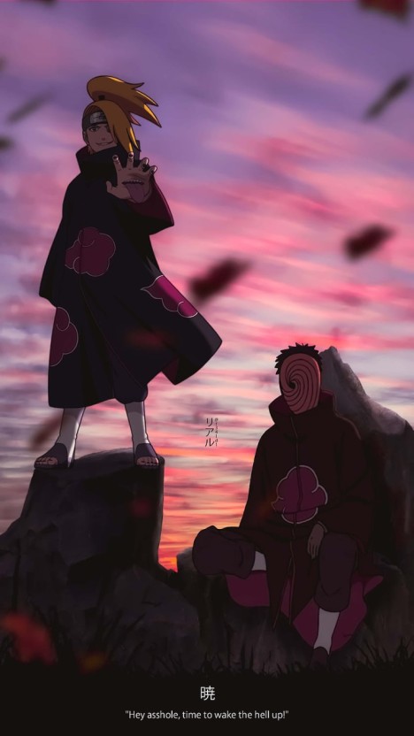 minimalistic Sasori wallpaper styles