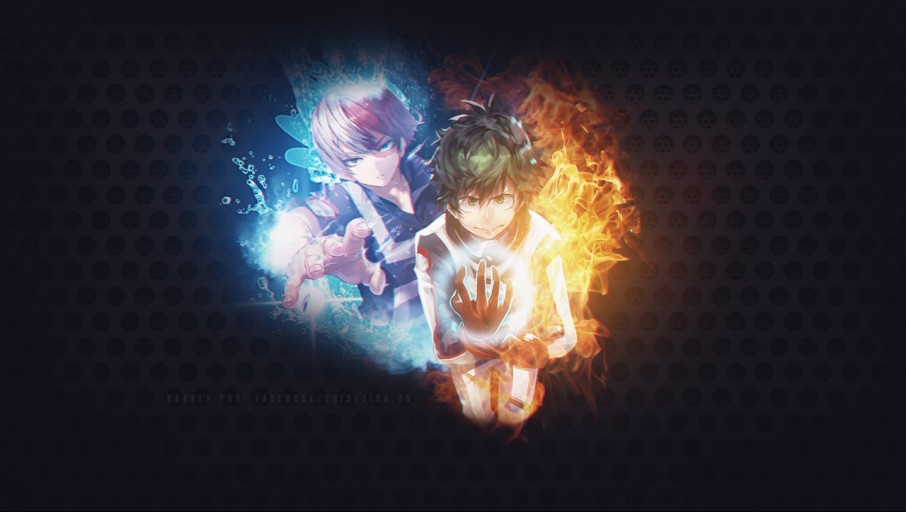 My Hero Academia character aesthetic wallpaper.