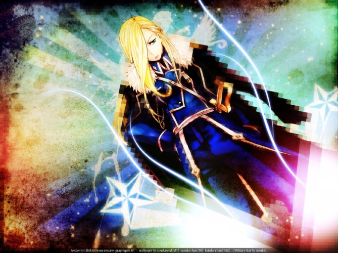 Olivier Mira Armstrong fan art wallpapers.