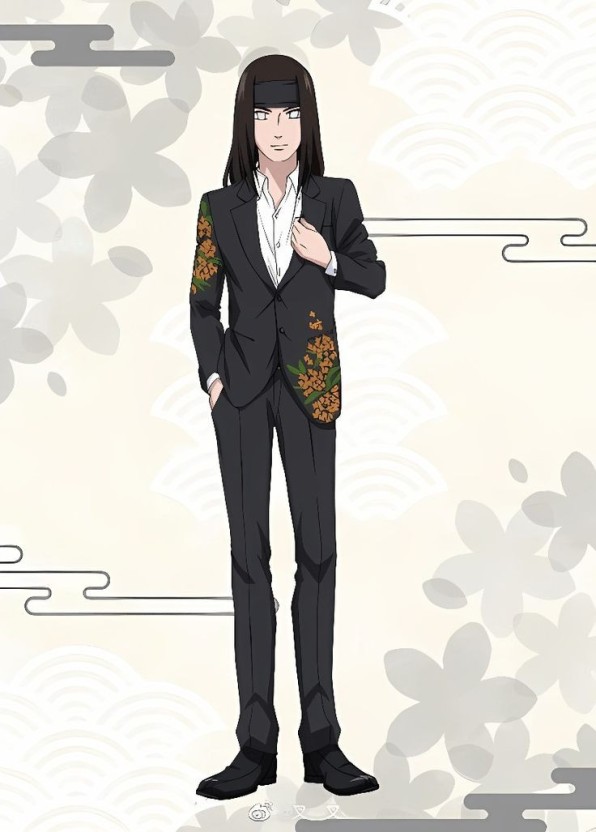 playful Neji Hyuga visuals