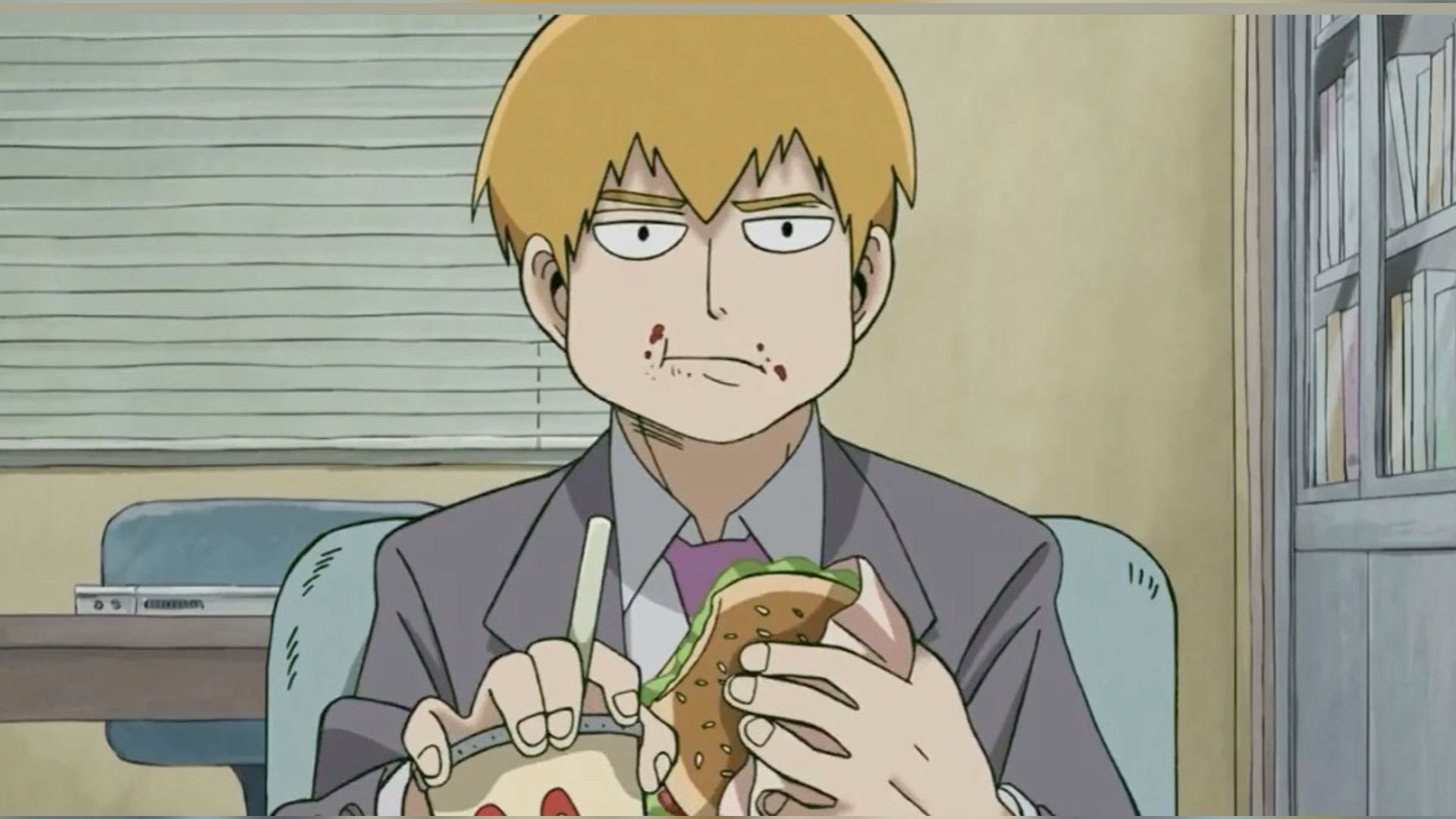 Reigen Arataka wallpaper for humor lovers
