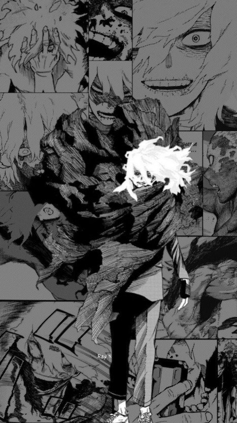 Shigaraki Tomura art for gaming setups.