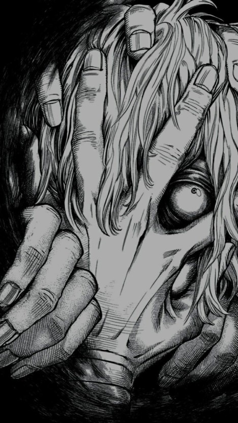 Shigaraki Tomura minimalist wallpaper