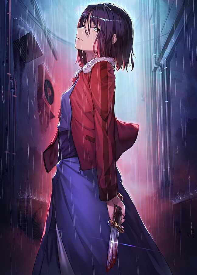 Shiki Ryougi wallpaper for mobile