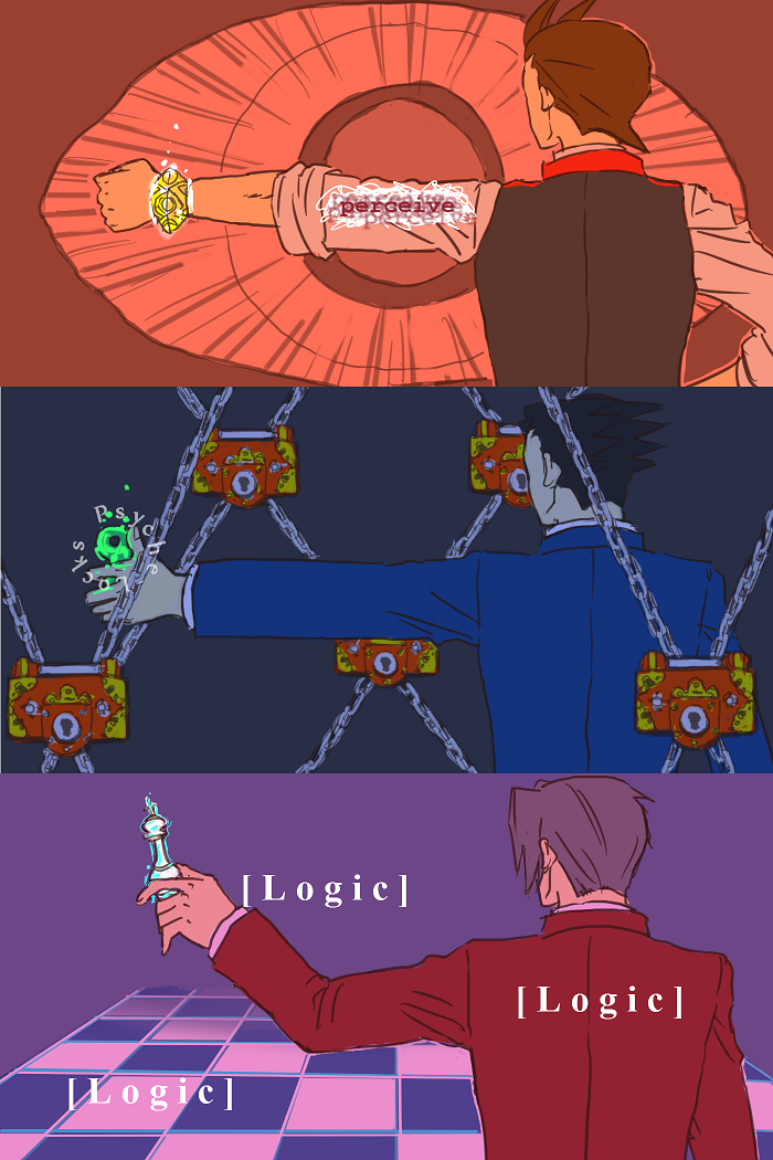 stylish Phoenix Wright wallpaper patterns