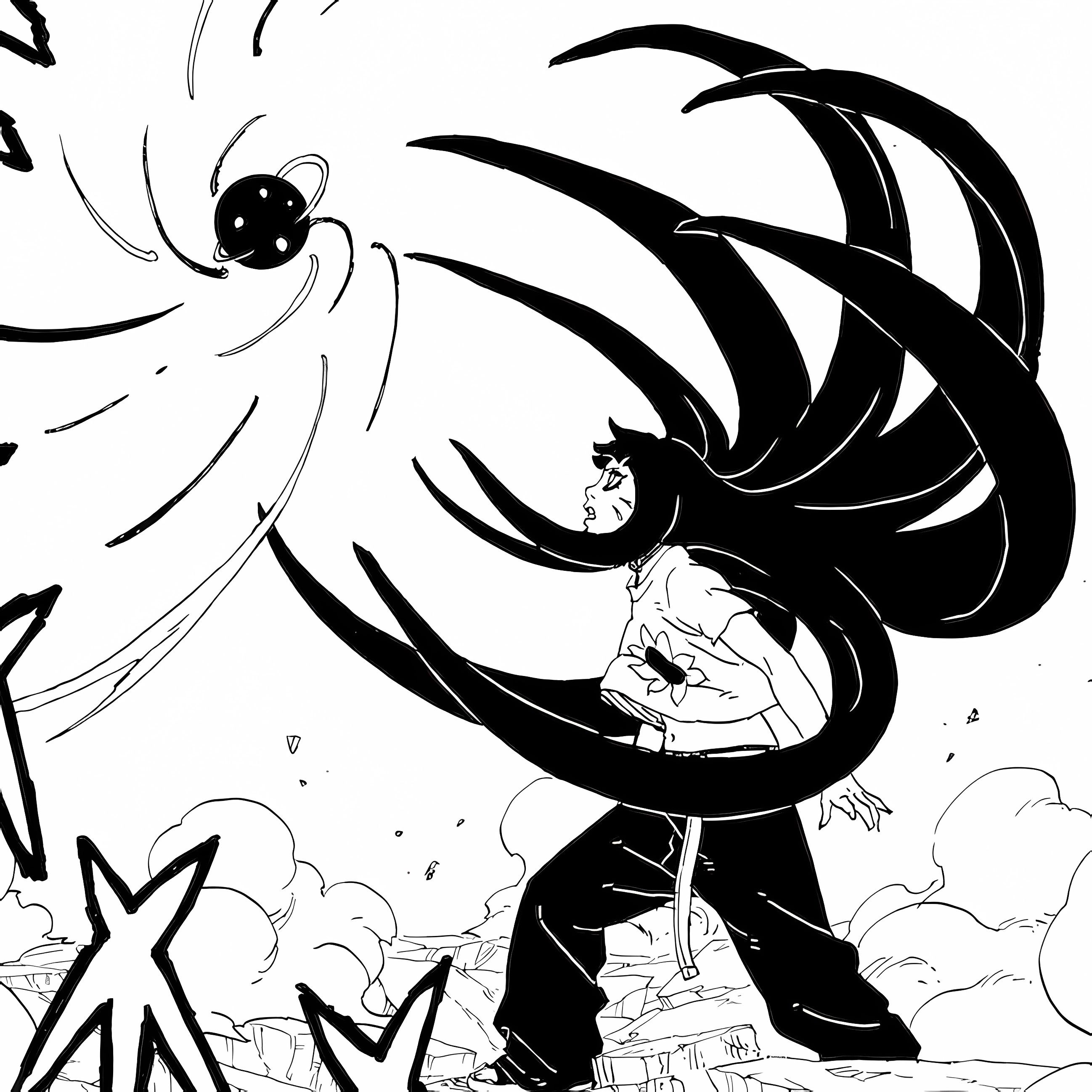 trendy Himawari Uzumaki wallpapers with a funny twist.
