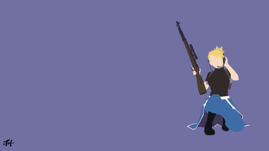 unique Riza Hawkeye phone wallpapers