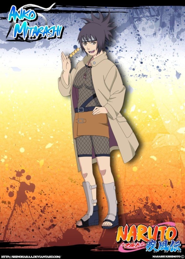 vibrant Anko Mitarashi digital art