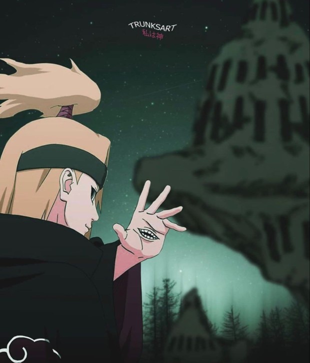 vibrant Deidara wallpapers for home screens