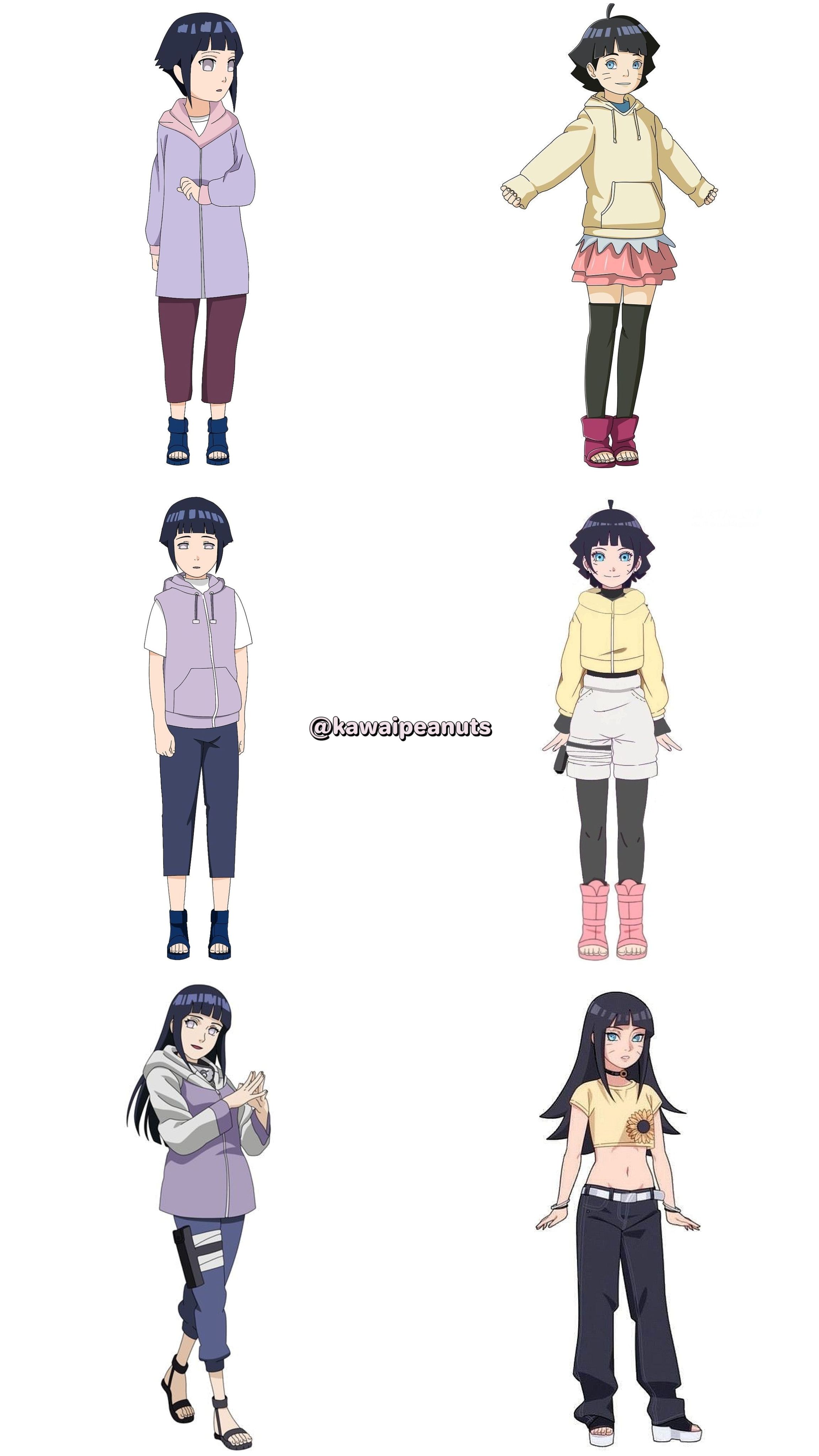 vibrant Himawari Uzumaki cartoon wallpapers