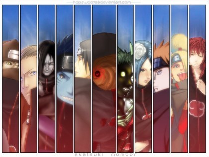 vibrant Kisame Hoshigaki artwork