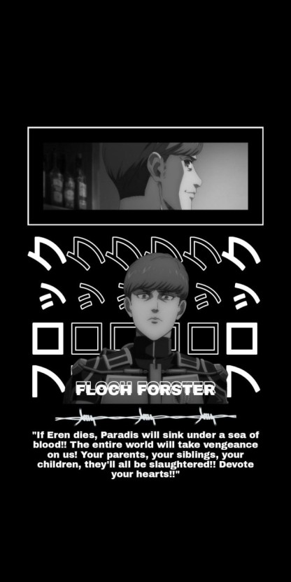 Intense Floch Forster wallpaper showcasing yeagerist ideals in visuals