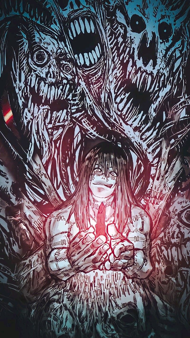 Majestic Mahito wallpaper that captures the essence of cursed energy