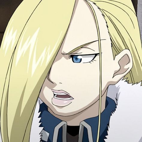 Enchanting Olivier Mira Armstrong wallpaper featuring the unyielding ice queen