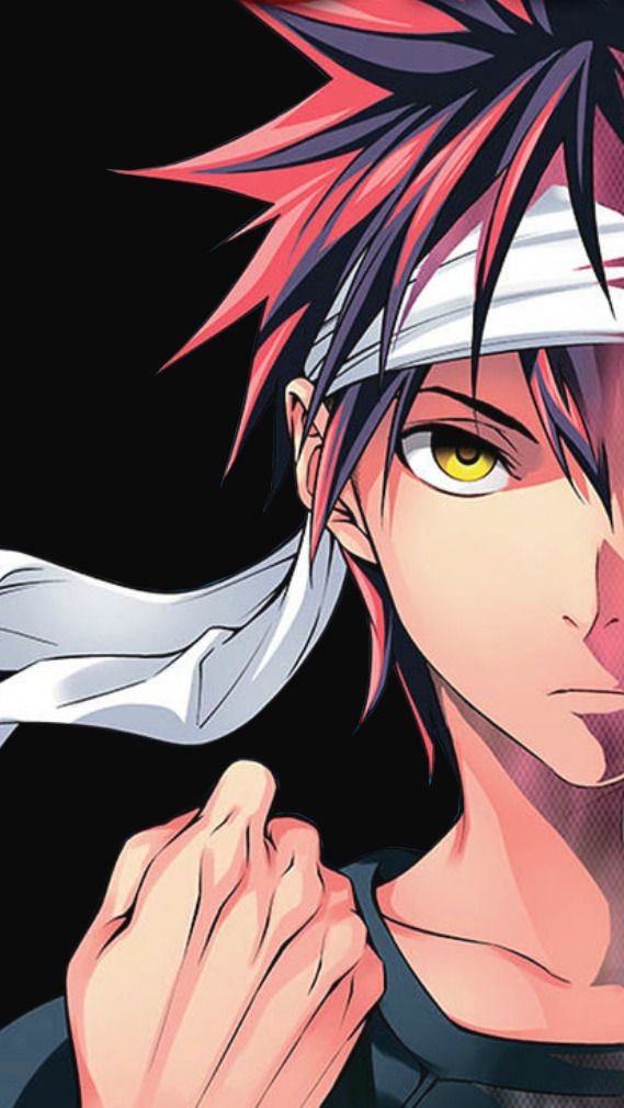 Breathtaking Soma Yukihira wallpaper to elevate your aesthetic
